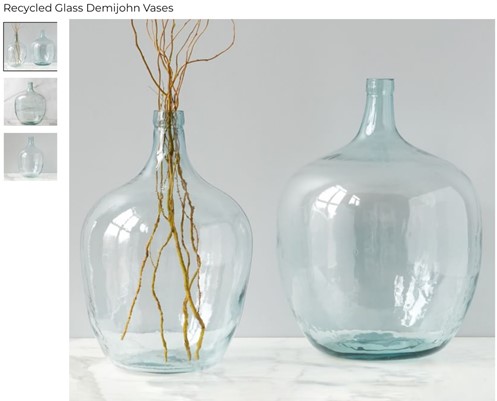 Erin - Three Ways to Style a Demijohn Glass Vase 2