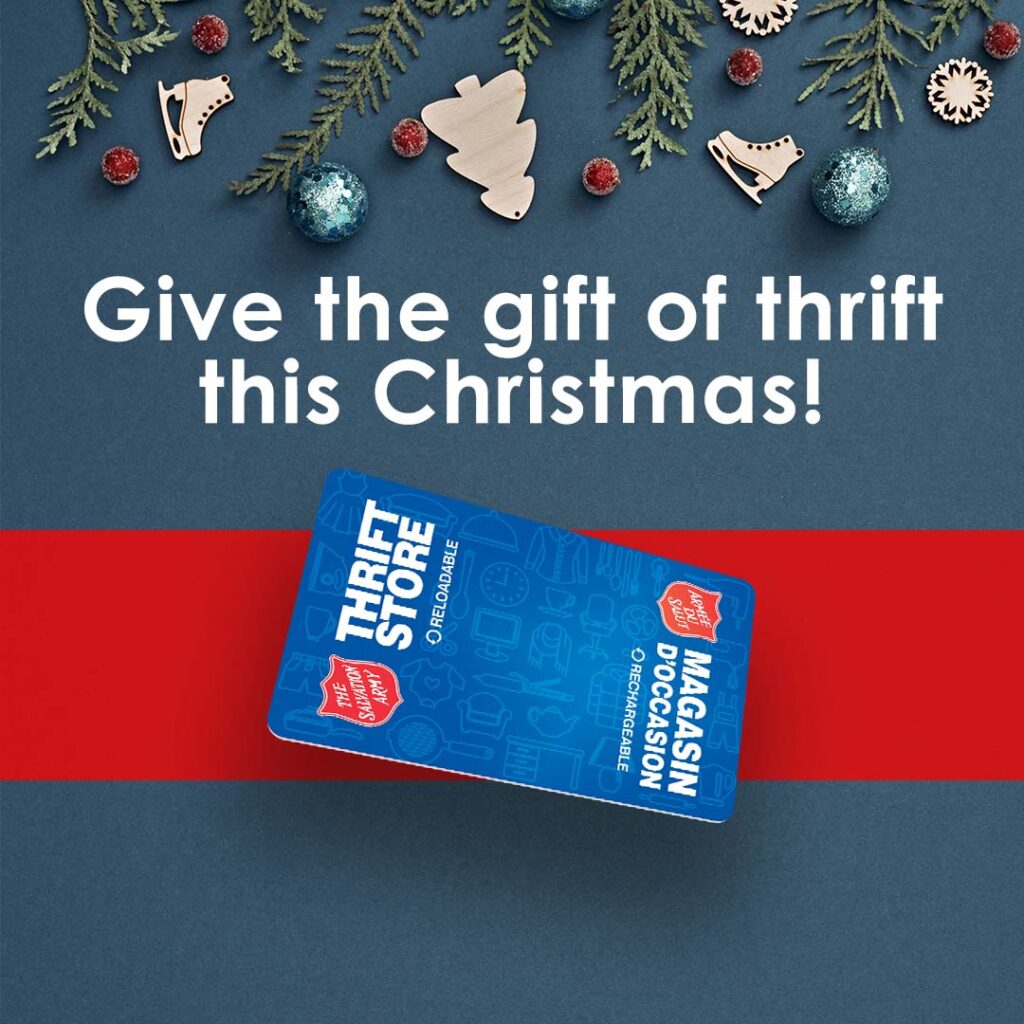 Give the gift of thrift this Christmas with Thrift Store Gift Card
