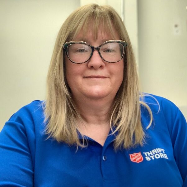 Debbie, our Thrift Store Ambassador Salvation Army Thrift Store